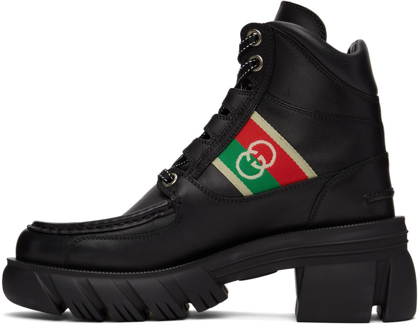 Gucci Black Romance Ankle Boots Gucci display picture 1