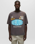 Rhude Raceway Tee Purple - Mens - Shortsleeves