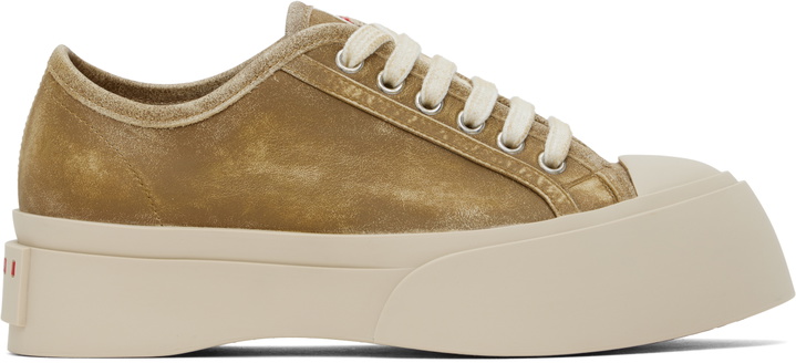 Photo: Marni Tan Pablo Low-Top Lace-Up Sneakers