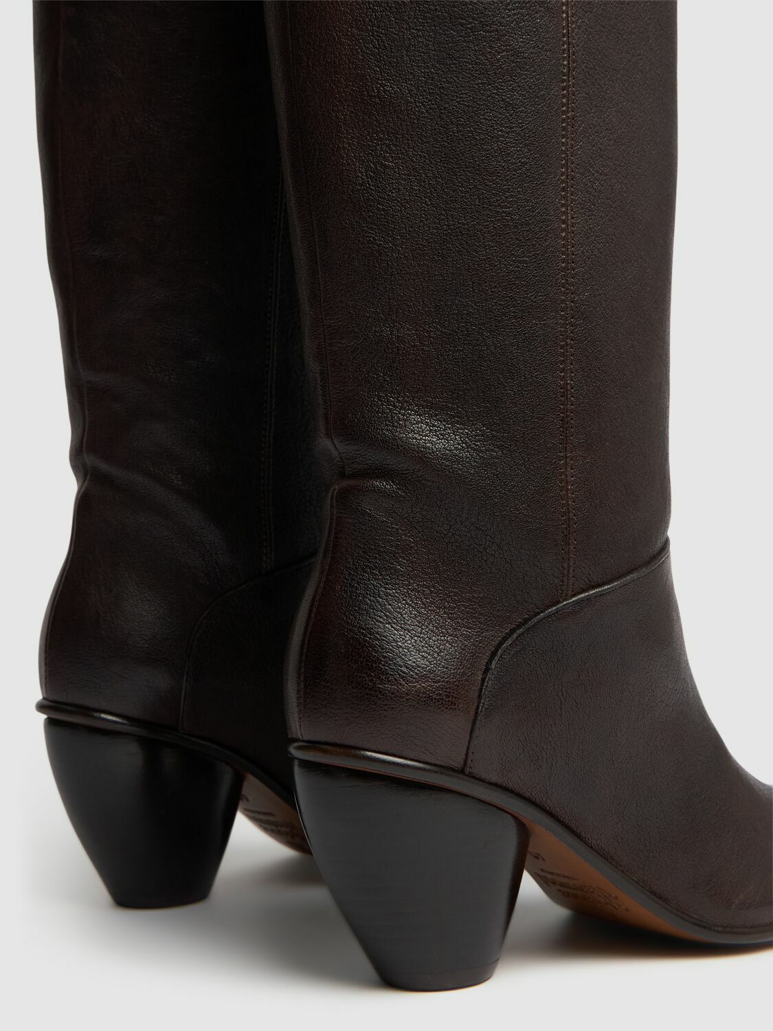 VIVIENNE WESTWOOD 65mm Gaia Washed Leather Boots Vivienne Westwood