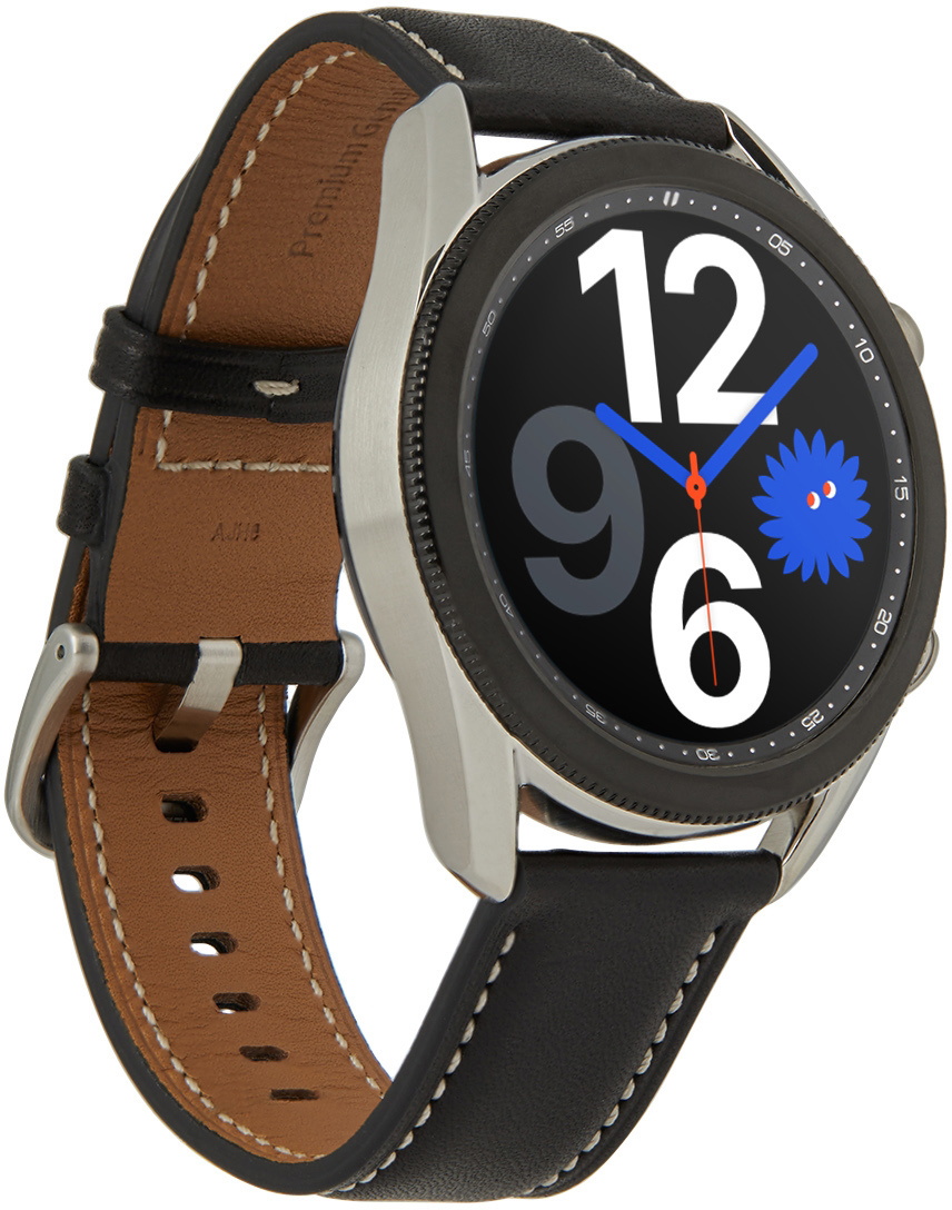 Samsung Silver & Black Galaxy Watch3 Smart Watch, 45 mm