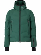 Moncler Grenoble - Arcesaz Logo-Appliquéd Quilted Hooded Down Ski Jacket - Green