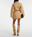 Dorothee Schumacher Perfect Match belted cotton jacket