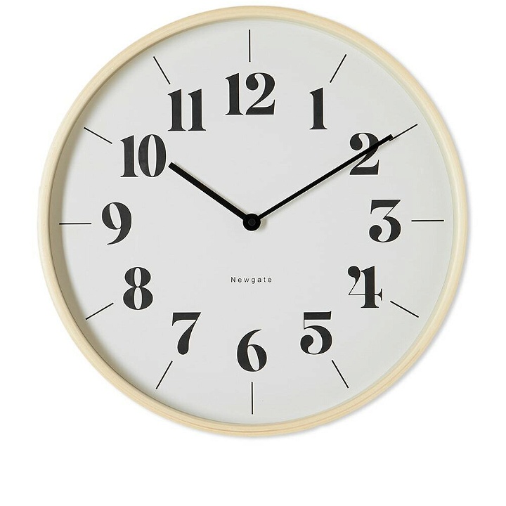 Photo: Newgate Clocks Hopscotch Wall Clock in Dark Plywood