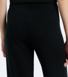 Jardin des Orangers Virgin wool and cashmere wide-leg pants