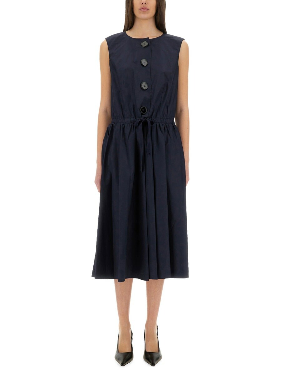 Patou Curve wool-blend midi dress Patou