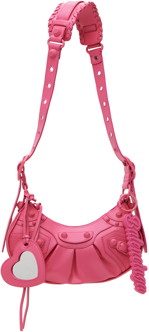 Balenciaga pink discount crossbody bag