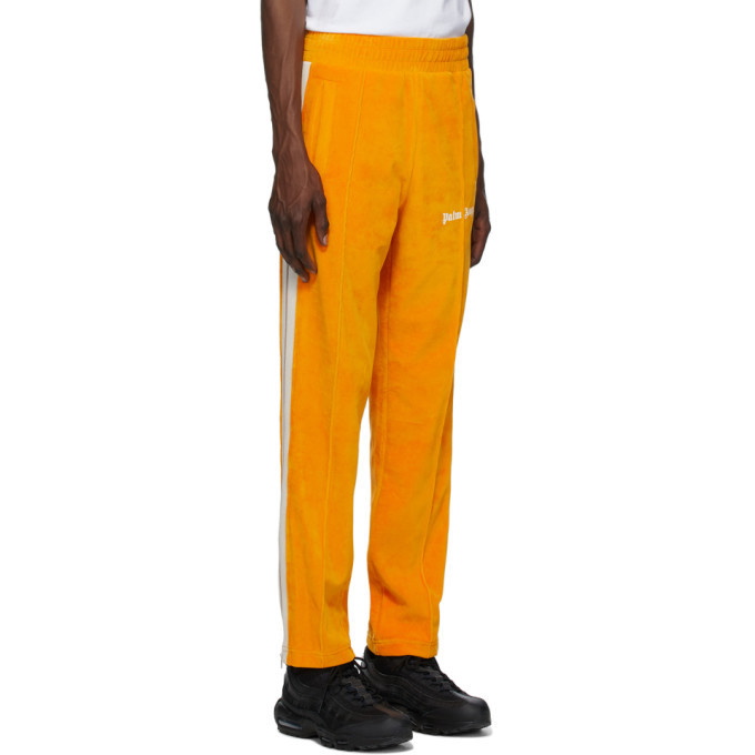 Palm Angels Orange Cropped Track Pants - ShopStyle