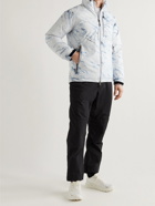 Nanga - Aurora Logo-Print Padded Marble-Effect Shell Down Jacket - White