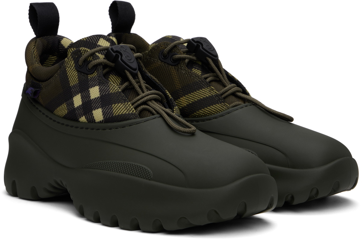 Burberry Khaki Check Scoot Trek Derbys