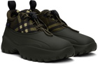 Burberry Khaki Check Scoot Trek Derbys
