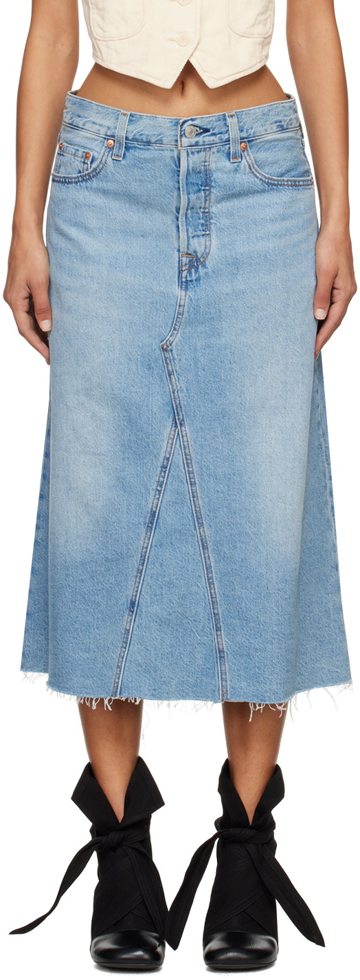 Levi's Dames Denim midi blousejurk