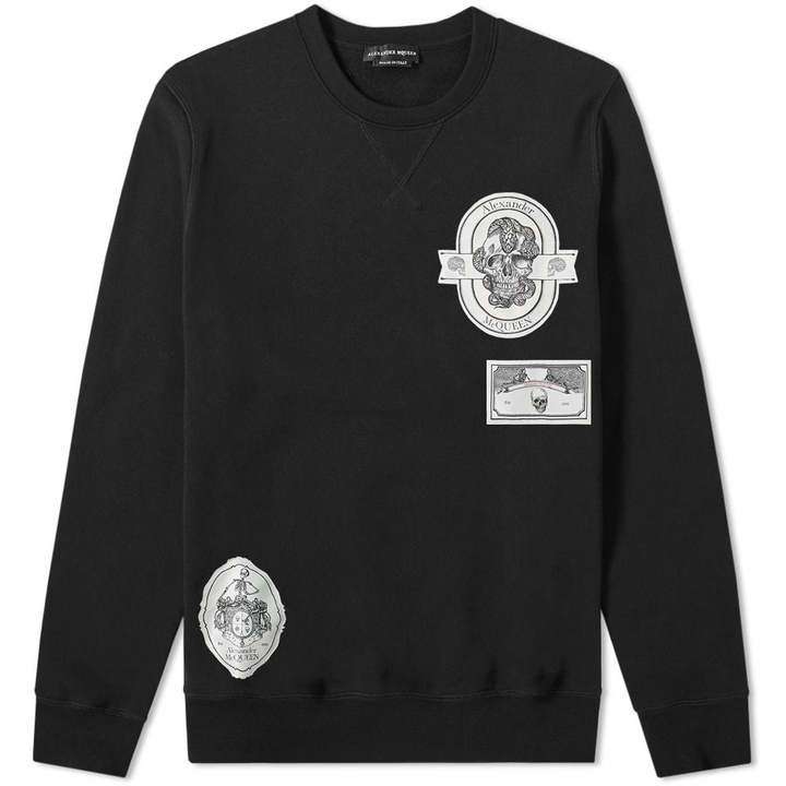 Photo: Alexander McQueen Skull Patch Crew Sweat