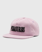 Pleasures Onyx Corduroy Snapback Pink Caps