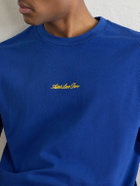 Aimé Leon Dore - Logo-Embroidered Cotton-Jersey T-Shirt - Blue