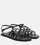 Loewe Paula's Ibiza Petal Anagram leather sandals