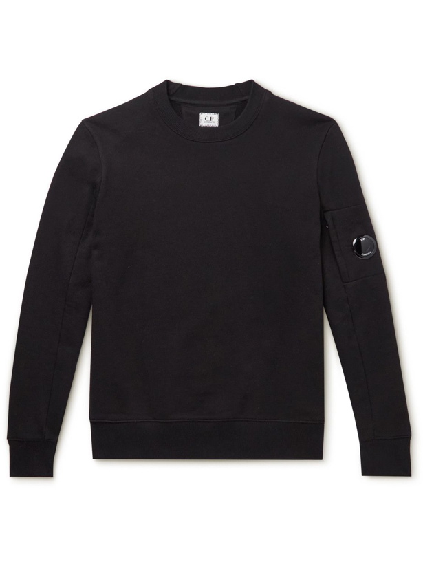 Photo: C.P. Company - Logo-Embellished Cotton-Jersey Sweatshirt - Black