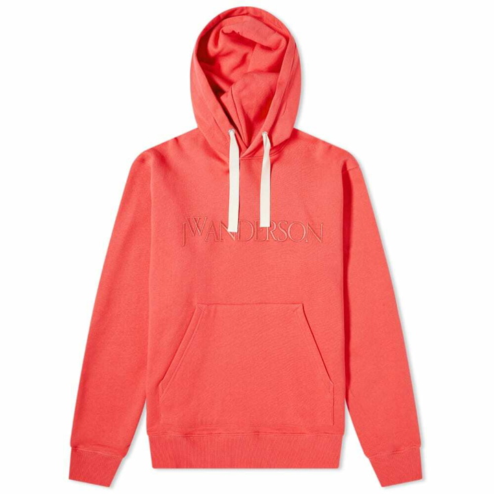 Photo: JW Anderson Women's Classic Logo Hoody in Red
