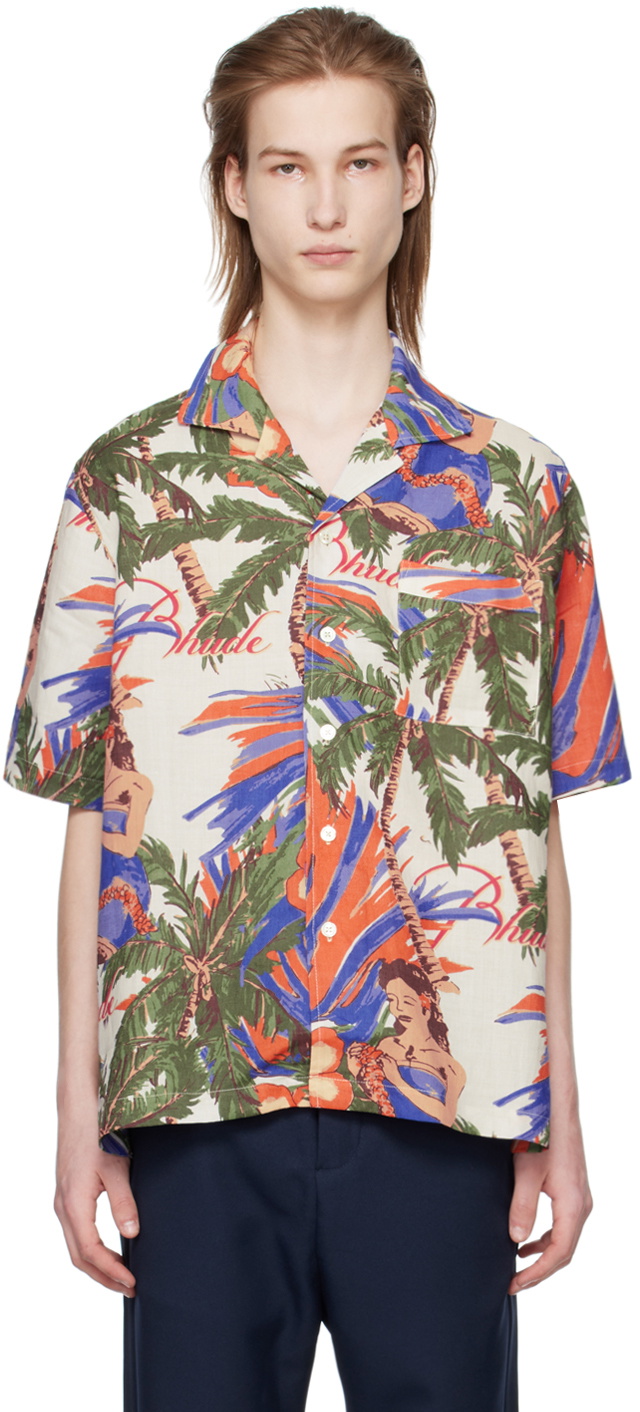 Rhude Multicolor 'Le Fleur' Shirt Rhude