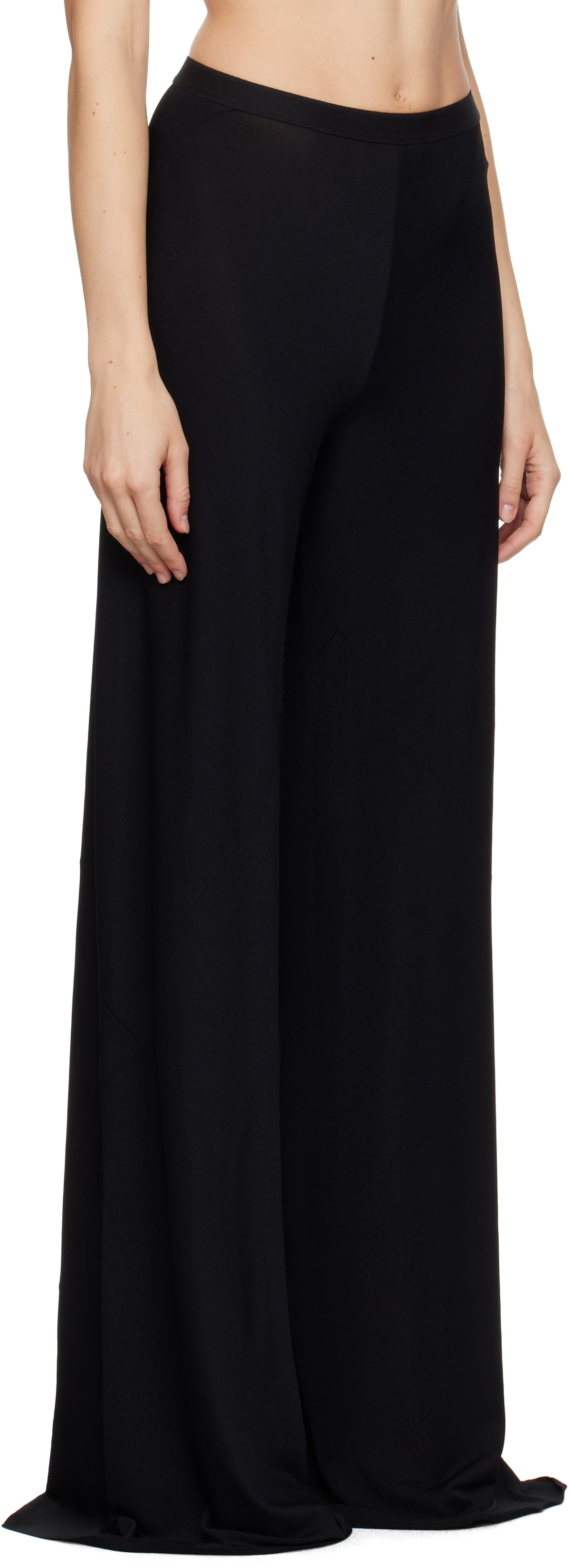 Rick Owens Lilies Black Porterville Farrah Bias Lounge Pants
