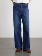 Sacai - Belted Wide-Leg Jeans - Blue