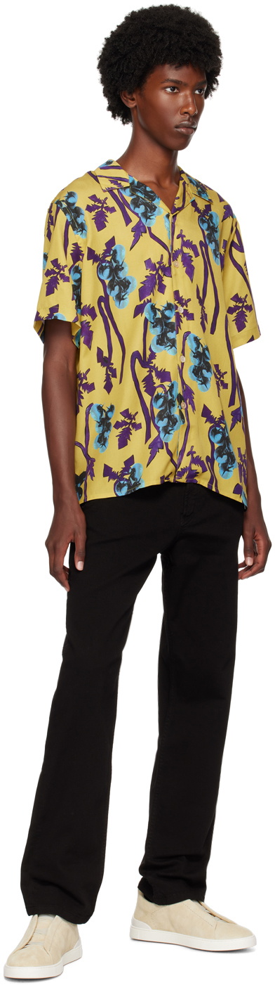 PS by Paul Smith Green Printed Shirt