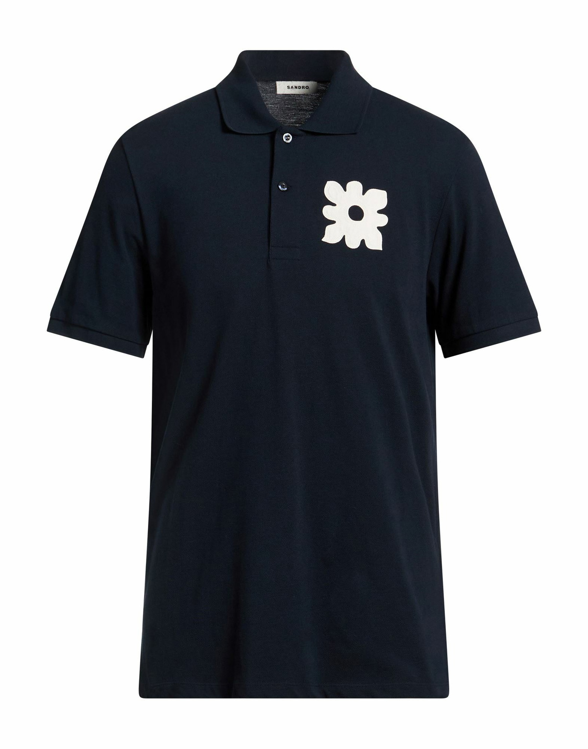 Sandro Mens Polo shirt Midnight in Blue