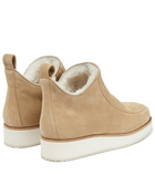 Gabriela Hearst - Harry shearling-lined suede ankle boots