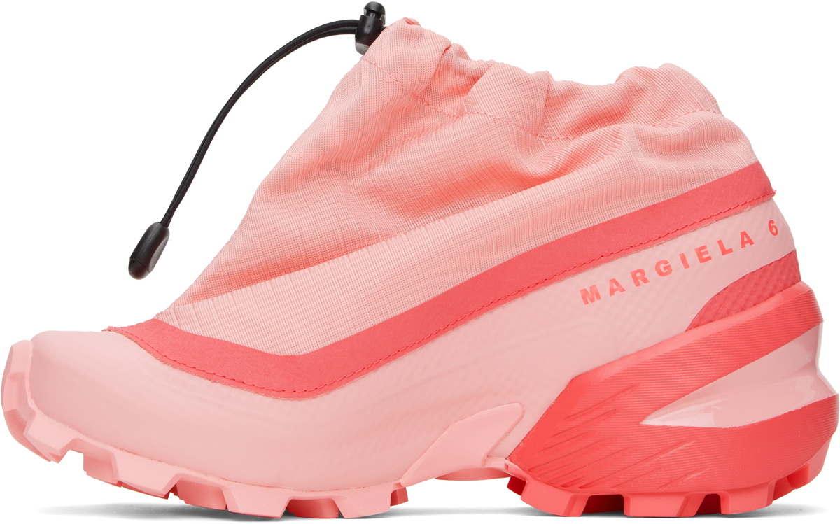 MM6 Maison Margiela Pink Salomon Edition Cross Low Sneakers