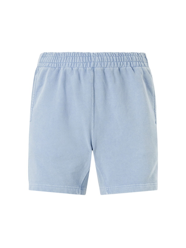 Photo: Remi Relief - Straight-Leg Cotton-Jersey Shorts - Blue