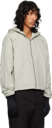 Tondolo Taupe Hooded Jacket