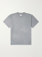 WTAPS - Logo-Appliquéd Cotton-Jersey T-Shirt - Gray
