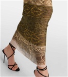 Jean Paul Gaultier Printed maxi skirt