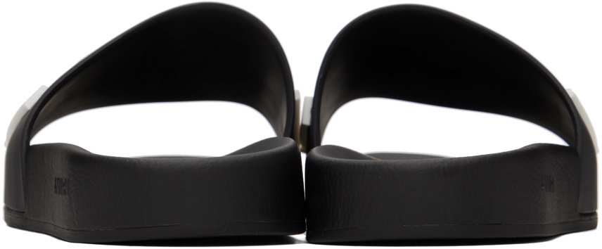 AMIRI Black Poolslide Sandals
