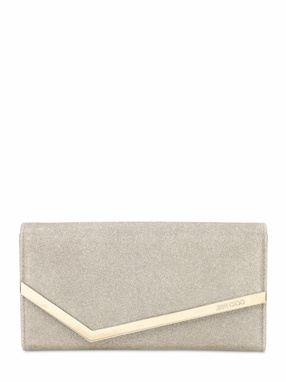 JIMMY CHOO - Emmie Infinity Glittered Clutch