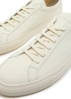Common Projects Achilles Premium Grained Leather Sneakers White