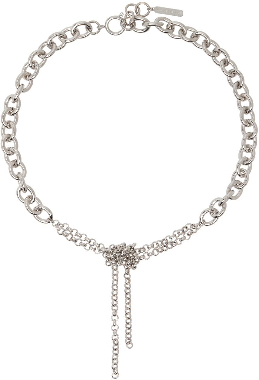 Justine Clenquet Silver Amon Necklace