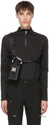 HELIOT EMIL Black Carabiner Phone Sling Messenger Bag