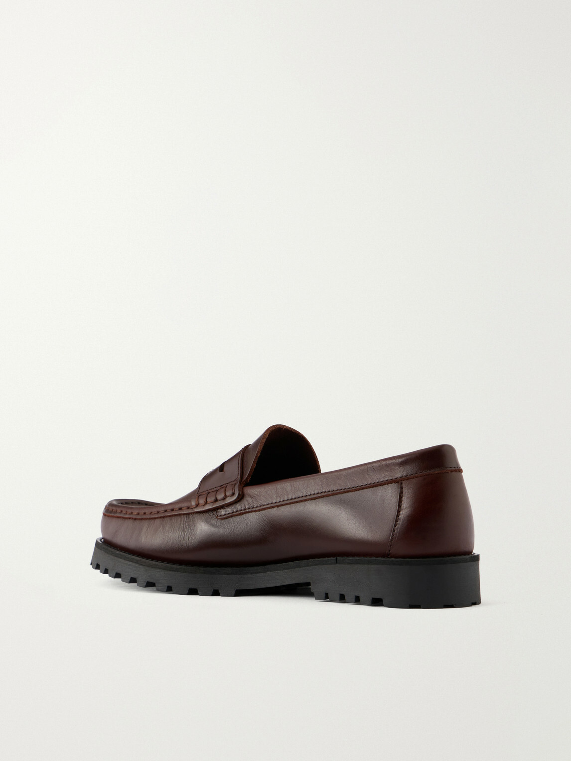 VINNY's - Lee Lake Leather Loafers - Brown