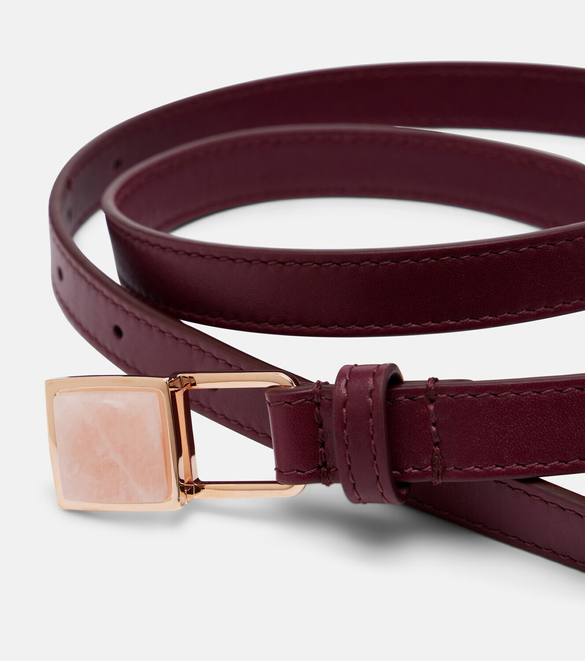 Gabriela Hearst Nina embellished leather belt