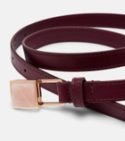Gabriela Hearst Nina embellished leather belt
