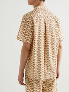 De Bonne Facture - Camp-Collar Printed Cotton-Voile Shirt - Neutrals