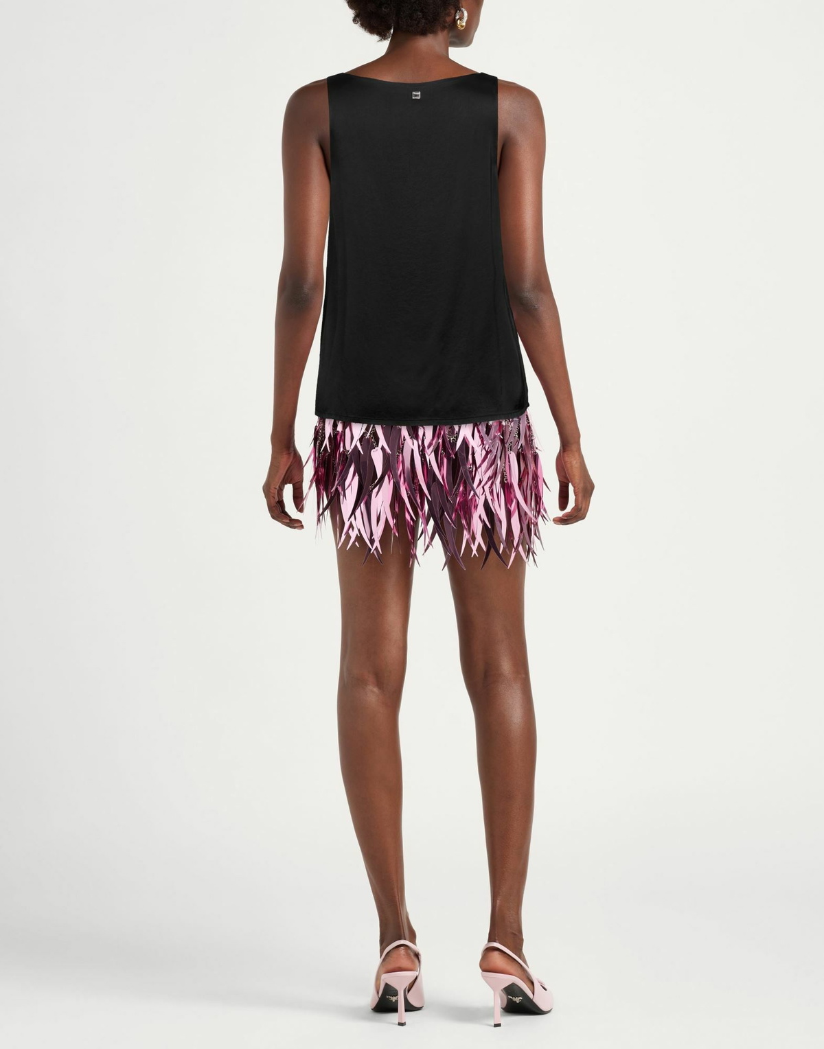 Manila Grace Womens Top in Black