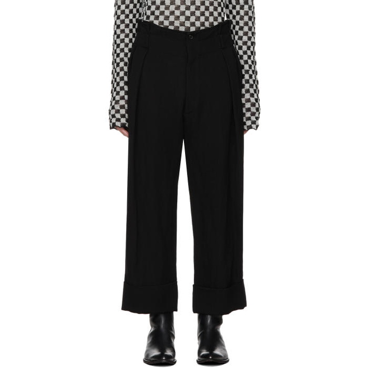 Photo: Ann Demeulemeester Black Mustang Trousers 
