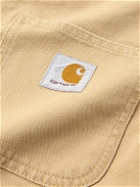 Carhartt WIP - Arbor Logo-Appliquéd Cotton-Canvas Gilet - Yellow