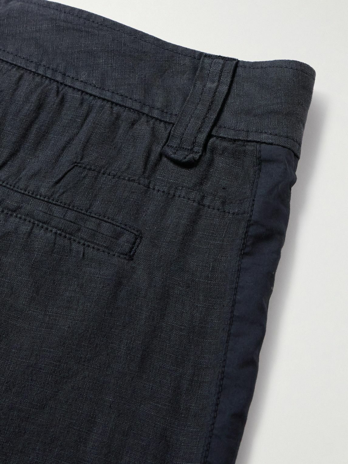 Rag & Bone - Haydon Straight-Leg Linen Shorts - Black