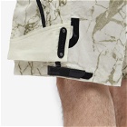A-COLD-WALL* Men's Overset Tech Shorts in Marble Print