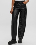Levis Fx Leather Baggy Dad Black - Womens - Casual Pants