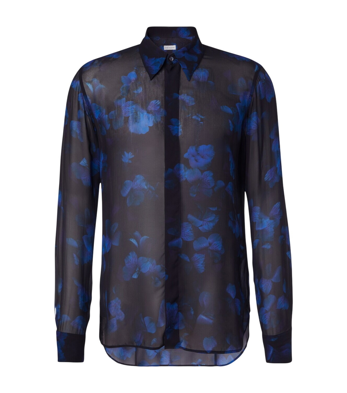 DRIES VAN NOTEN Verner Panton 長袖シャツ Dries Van Noten Blue Verner Panton Edition Sequin Carlton