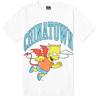 MARKET Men's Chinatown x The Simpsons Devil Arc T-Shirt in White